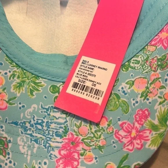 NWT RARE Lilly Pulitzer x Disney Baseball Hat - Picture 6 of 8